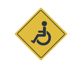 Symbol of Access and crossing. 