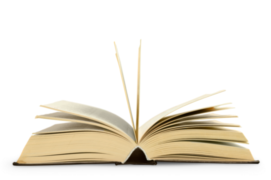 Open study book. Education concept