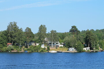 Fototapeta na wymiar Canal in Sweden