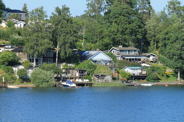 Fototapeta na wymiar Canal in Sweden