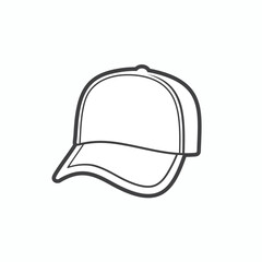 illustration of hat, hat icon, vector art.