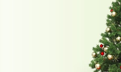 Fototapeta na wymiar Beautiful holiday christmas background with tree