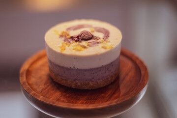 delicious gluten free cakes. the concept of proper nutrition and dietary desserts.