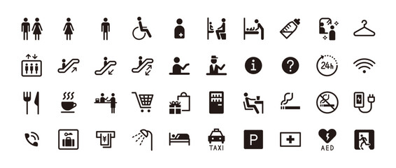 施設アイコンセット