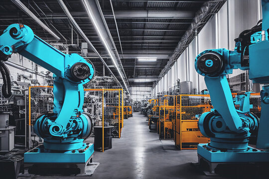 Factory Assembly Robots - Generative AI
