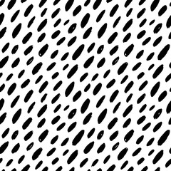 Hand drawn brush strokes seamless pattern
