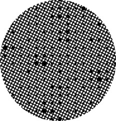 Black and white grunge texture circle shape png