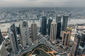 Naklejka premium shanghai city