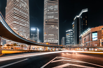 Car light trails