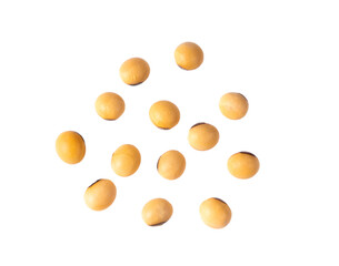 Close up Soybean isolated on transparent png