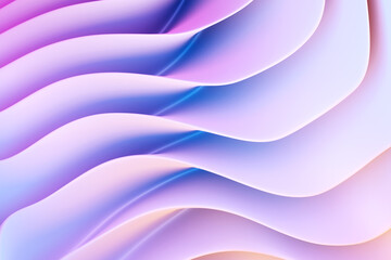 Obraz na płótnie Canvas Abstract geometric lines design element. Pink horizontal striped background. 3d illustration
