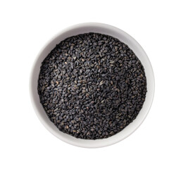 sesame in a bowl isolated on transparent png