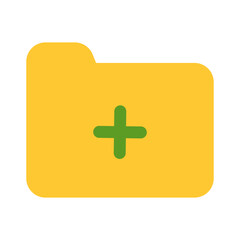 Obraz premium Folder Icon Flat Style