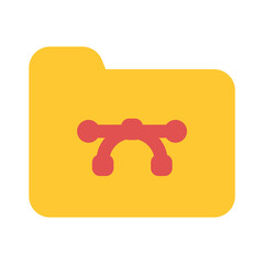 Folder Icon Flat Style