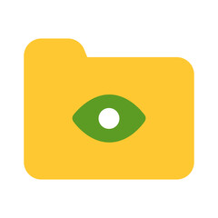 Folder Icon Flat Style