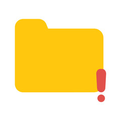 Folder Icon Flat Style