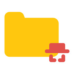 Folder Icon Flat Style