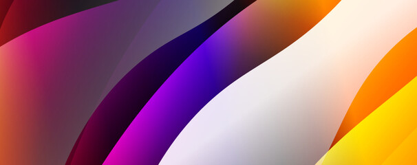 Trendy simple fluid color gradient abstract background with dynamic wave line effect. Vector Illustration For Wallpaper, Banner, Background, Card, Book Illustration, landing page