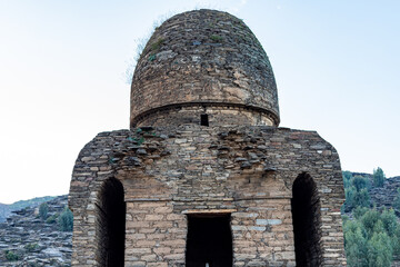 The Balo kaley double dome stupa having rich culture and religious heritage believed to be built in the (1st and 2nd century CE)