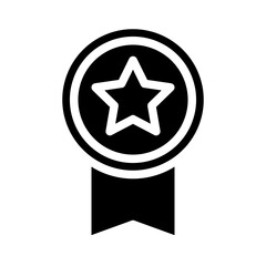 Medal Icon Glyph Style