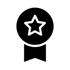 Medal Icon Glyph Style