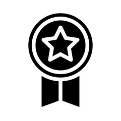 Medal Icon Glyph Style