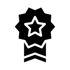 Medal Icon Glyph Style