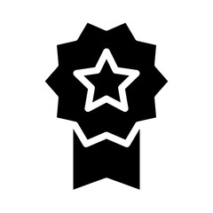 Medal Icon Glyph Style