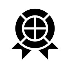 Medal Icon Glyph Style