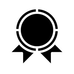 Medal Icon Glyph Style