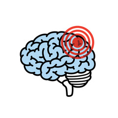 脳シンプル　ベクターイラスト