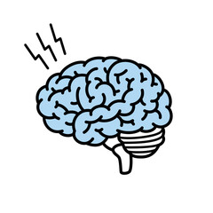 脳シンプル　ベクターイラスト