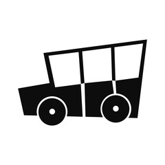 small bus silhouette