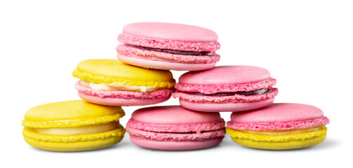 French macaroons .Dessert