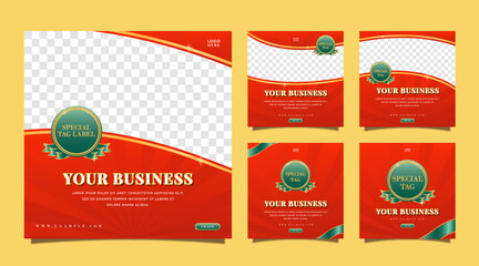 Editable template of business. social media posts. Banner template. 1080x1080 Px. Illustration Vector.