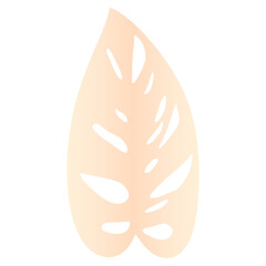 leaf elements aesthetic color