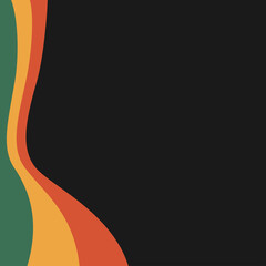 black history month empty background copy space area