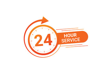 24 Hour Service Vector element