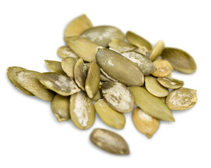 Fresh ripe tasty healthy pumpkin seeds