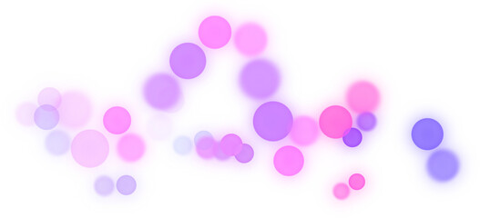 transparent blur bokeh particles