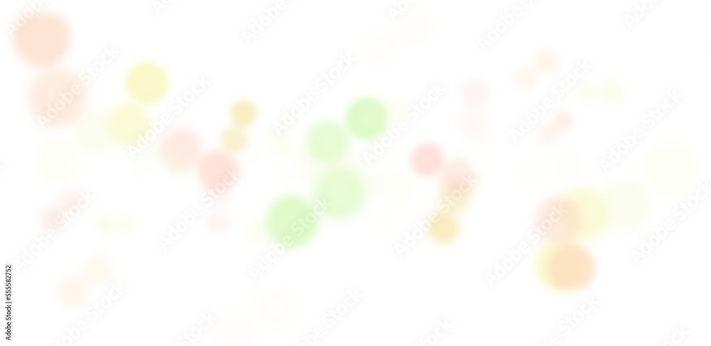 Wall mural bokeh effect with transparent background