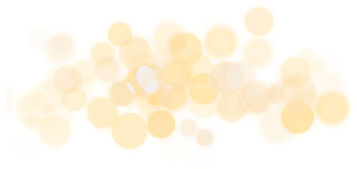 Transparent background with beautiful bokeh effect