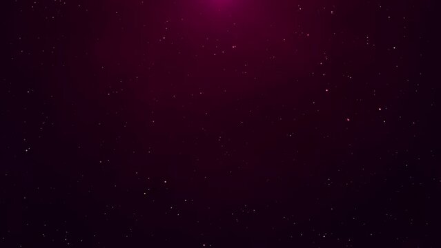 Image video of a pink starry sky
