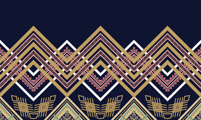 Geometric ethnic pattern for background,fabric,wrapping,clothing,wallpaper,Batik,carpet,embroidery style.