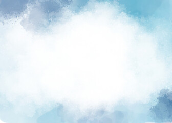 transparent watercolor frame effect