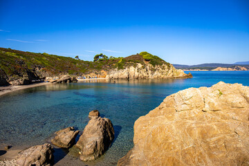 Obraz premium Beautiful sites of Skiathos island, Greece 
