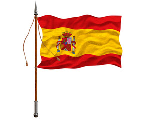 National flag  of España. Background  with flag  of España