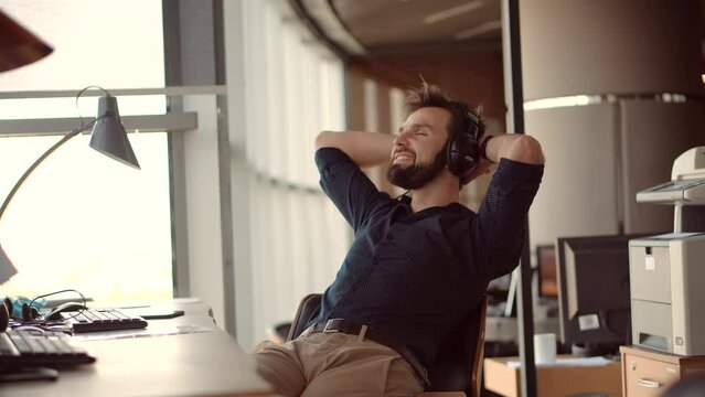 cozy comfort workplace . mind daydreaming in office 