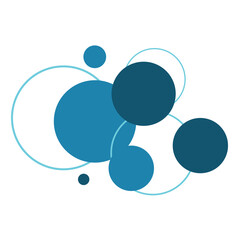 Abstract circle pattern illustration clipart