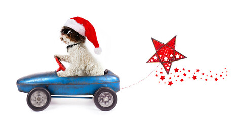 Weihnachtsmann unterwegs